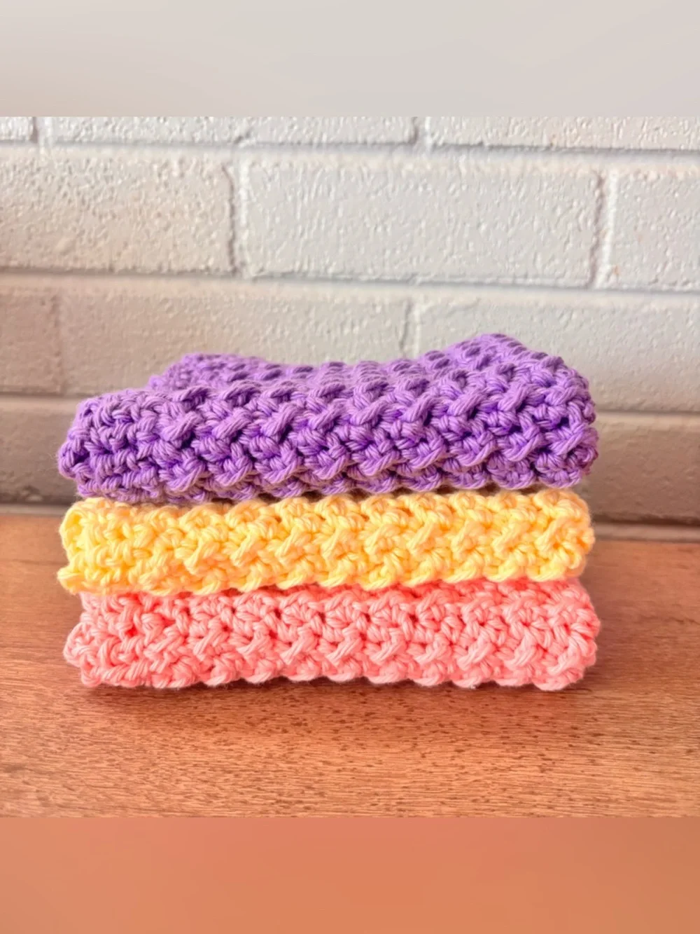 Crochet Dishcloth Set-3